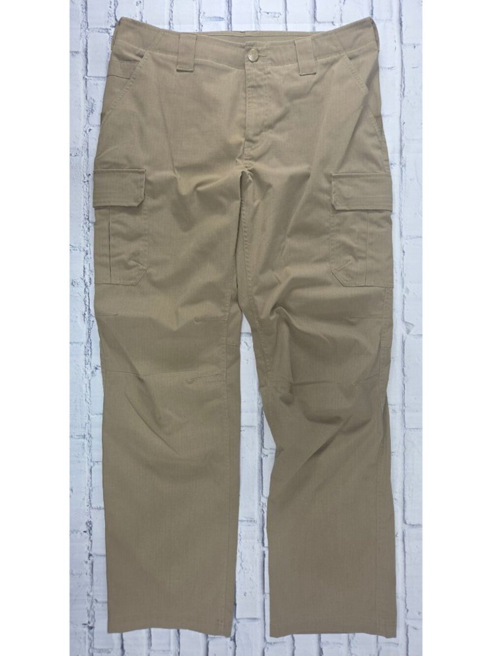 Under Armour Storm Cargo Pants Khaki Loose Fit 36x34 Water Resistant Durable